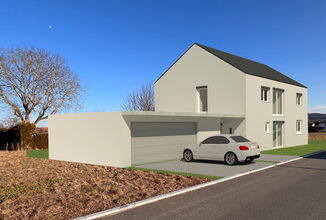 Einfamilienhaus Garage Massivbau Höner Architekten Radolfzell Landkreis Konstanz