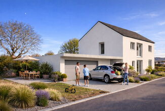 Einfamilienhaus Garage Massivbau Höner Architekten Radolfzell Landkreis Konstanz